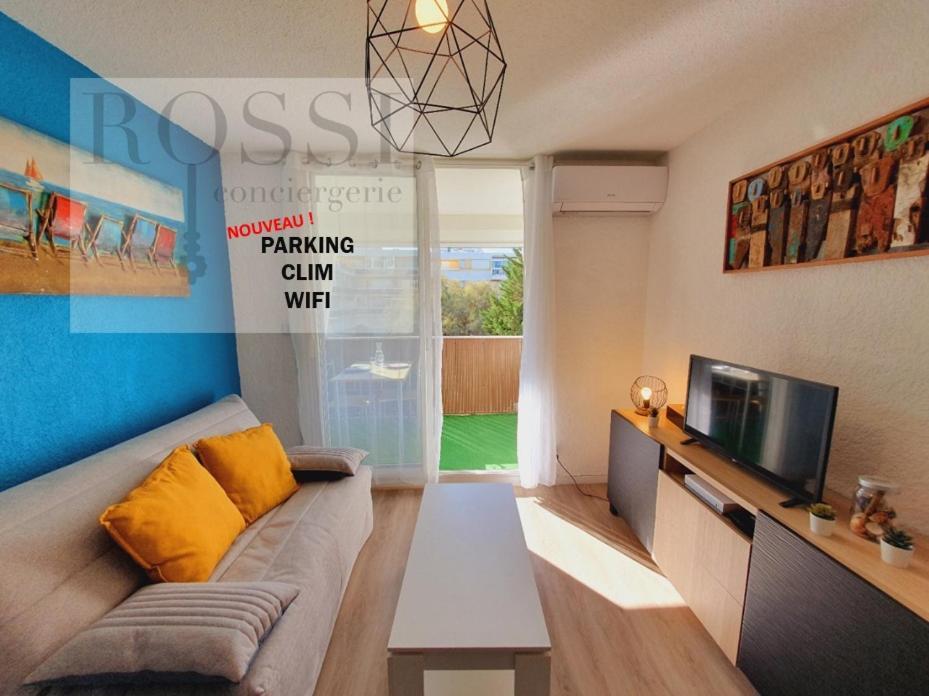 Suite Maya Parking Clim Wifi Centre-Ville Et Port - Rossiconciergerie - Linge Inclus La Grande-Motte Eksteriør bilde